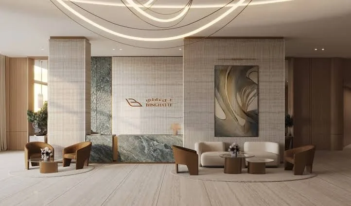 Binghatti Aquarise Retail Unit — lobby