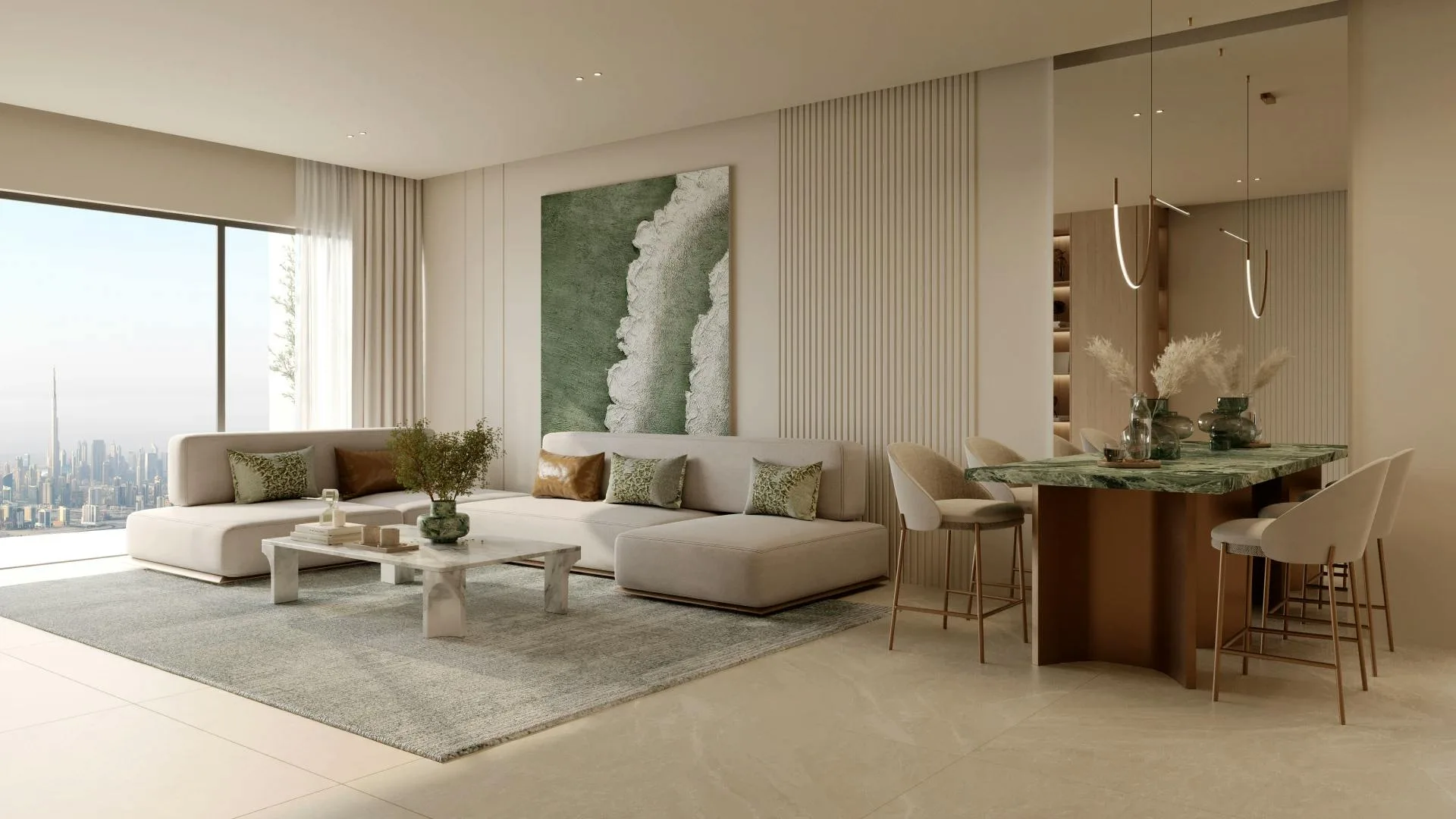 Binghatti Hillcrest – living room