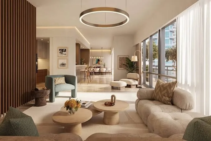 Binghatti Skyblade 3 Bedroom Apartment — sitting area