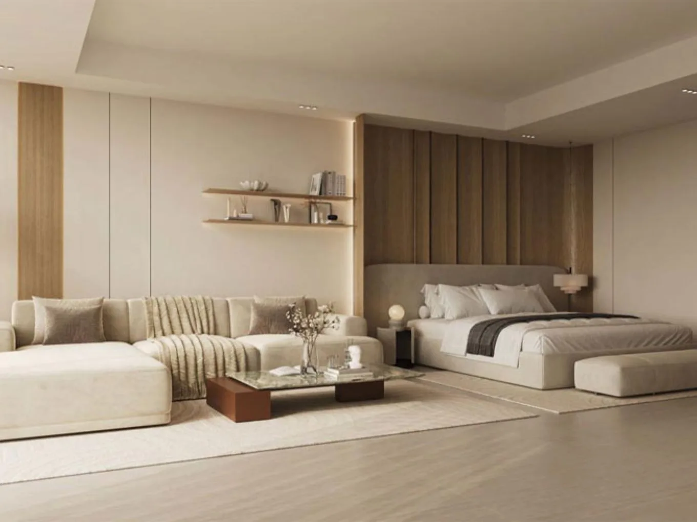Binghatti Skyflame 1 Bedroom Apartment — room