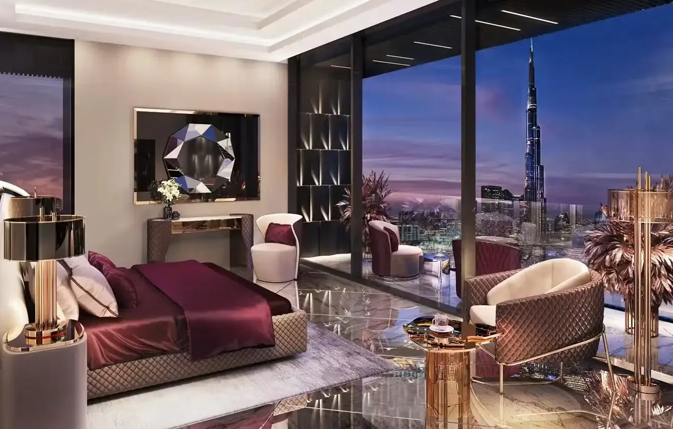 Burj Binghatti Jacob & Co Residences Diamond Villa — bedroom